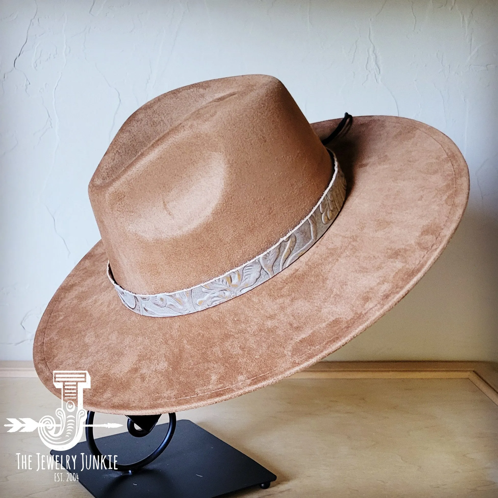 Gilded Cowboy Western Leather Band w/ Choice of Boho Hat 985b