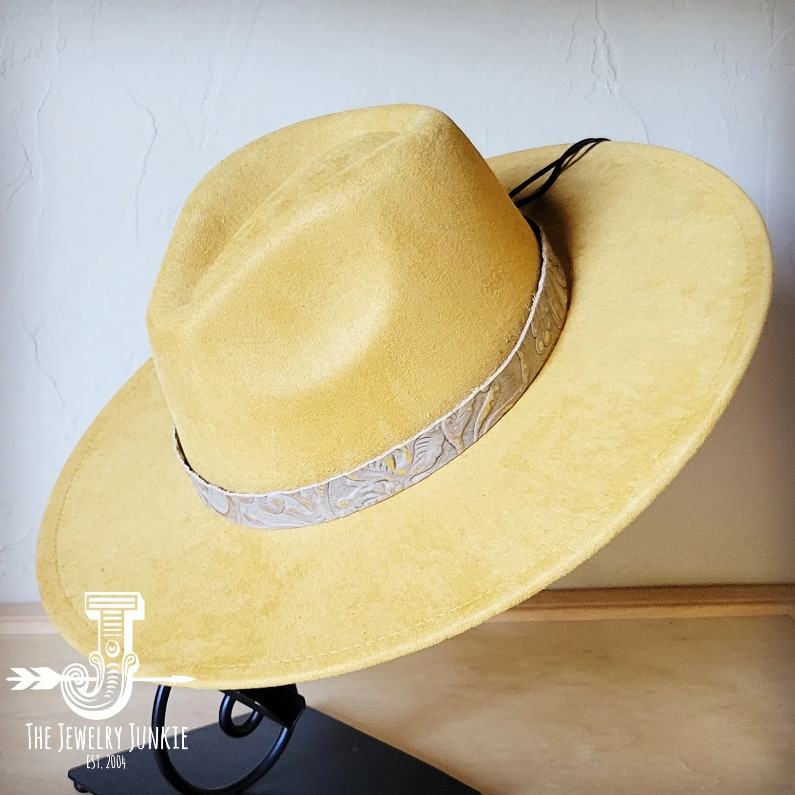 Gilded Cowboy Western Leather Band w/ Choice of Boho Hat 985b