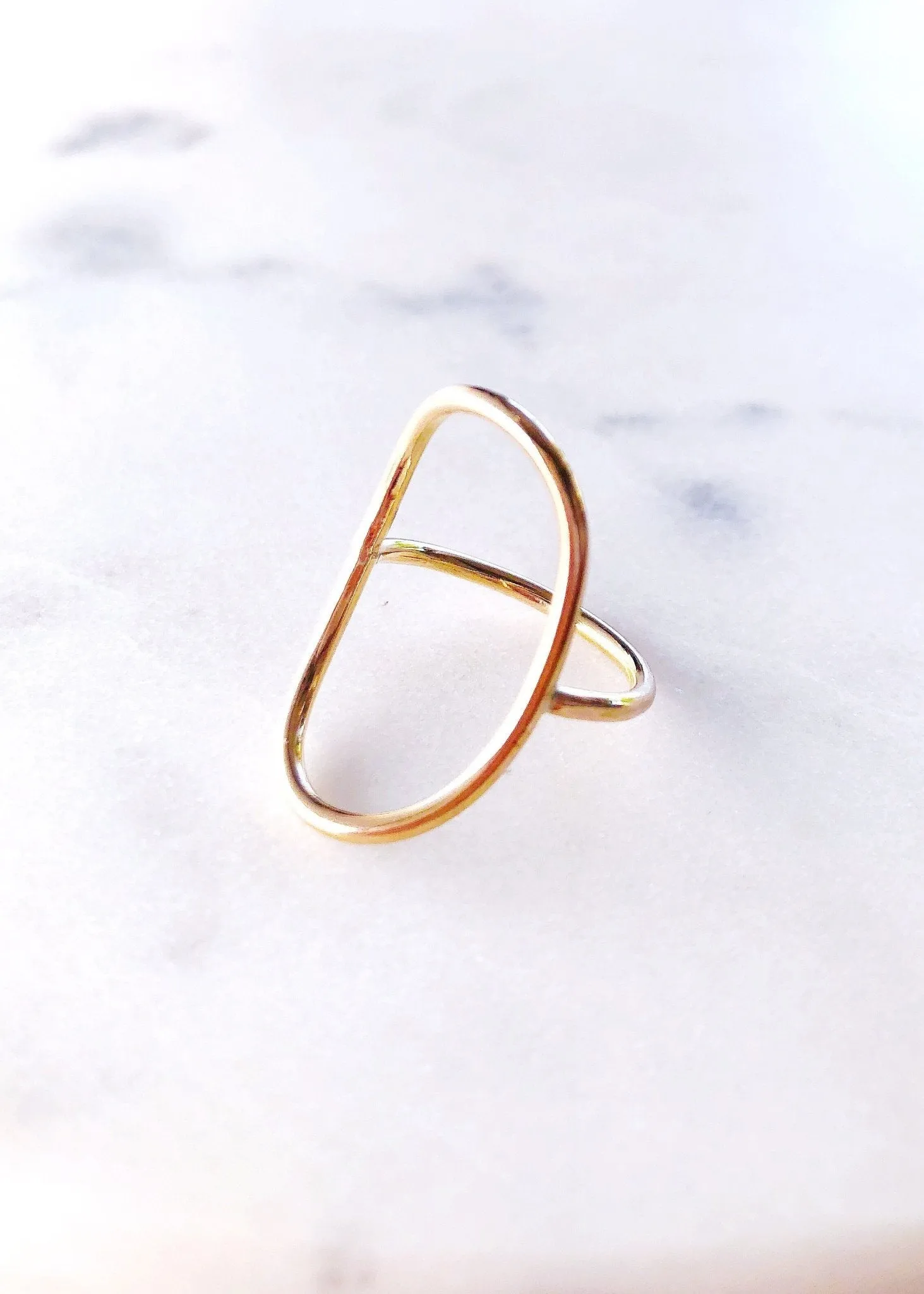 Gold Oval Ring - Makanui
