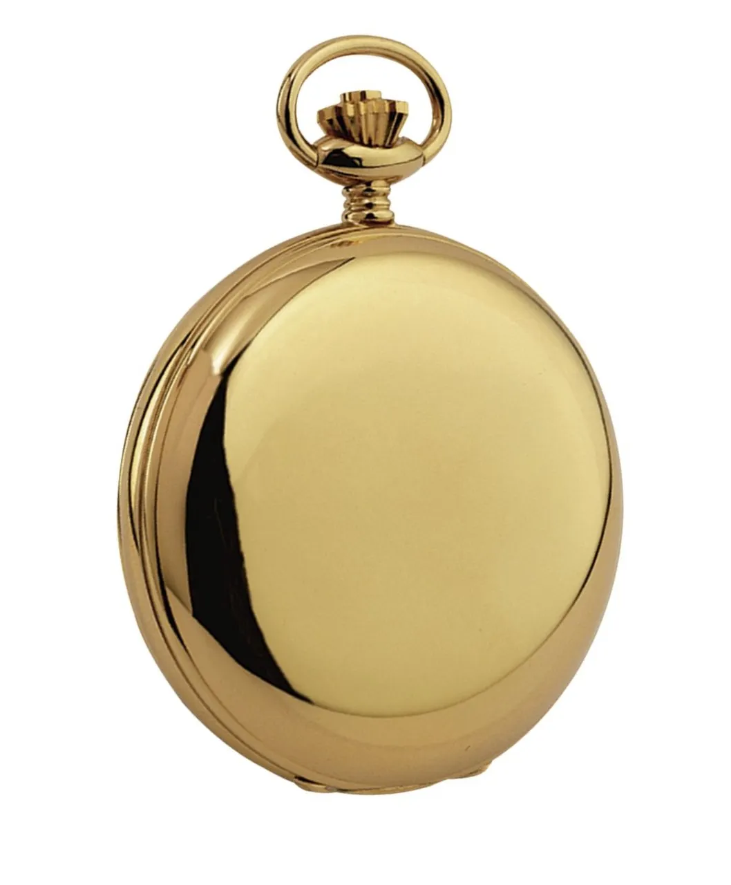 Gold Plated Full Hunter Pocket Watch by Burleigh complete with Stand GP1924
