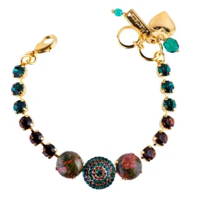Graduated Pavé Bracelet in "Deep Forest" *Custom*