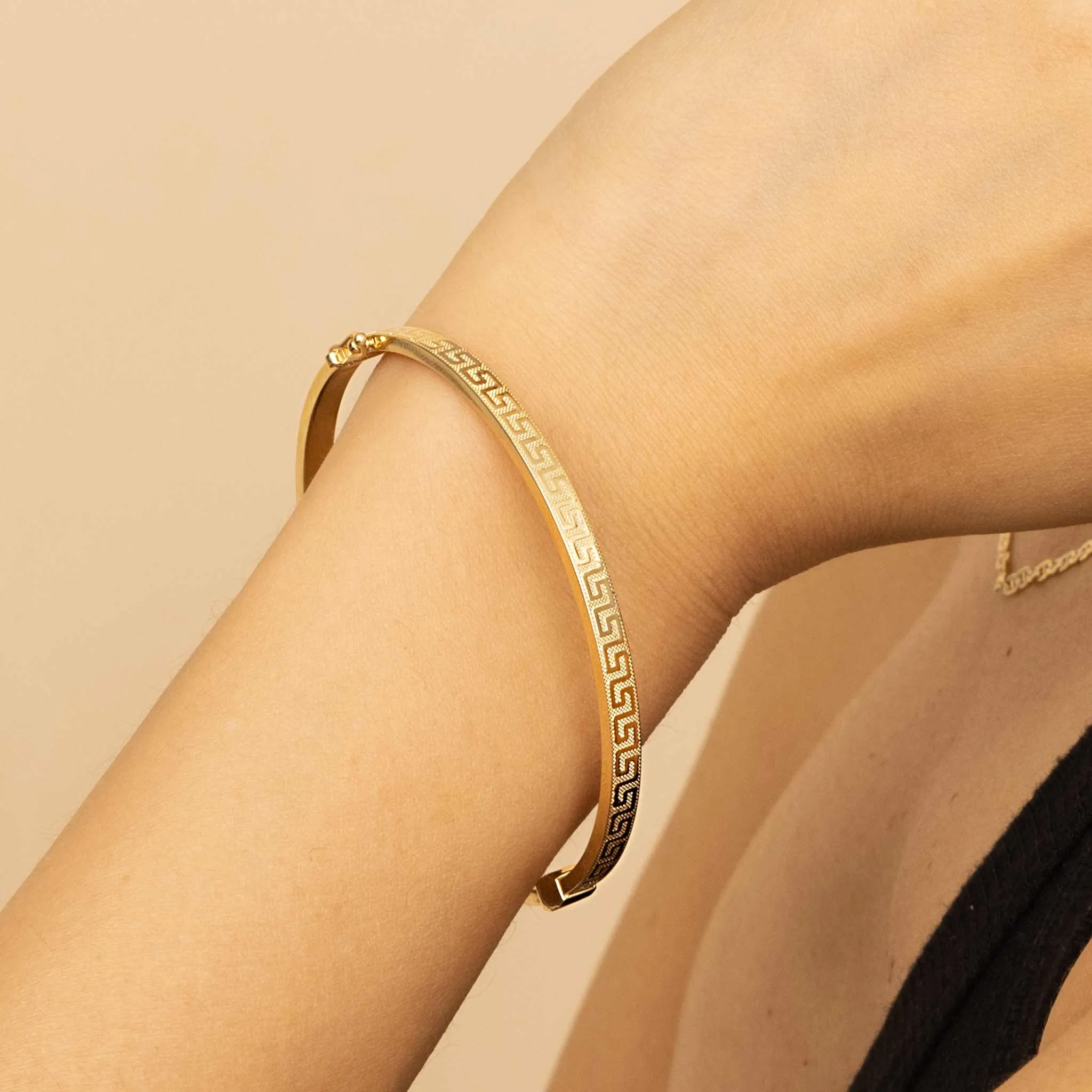 Greek Key Bangle