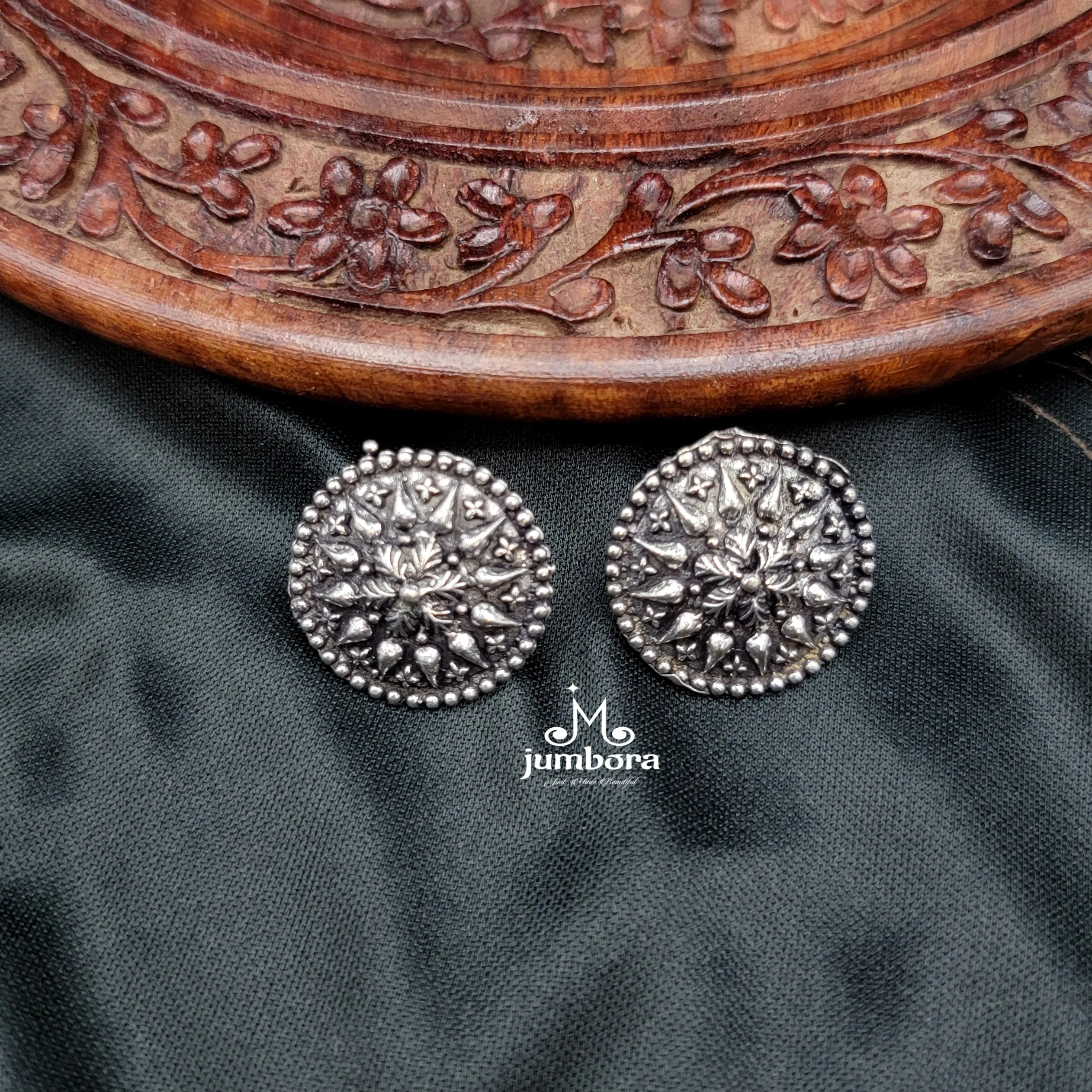 Hasili Oxidized German Silver Necklace