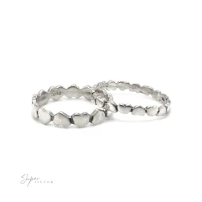 Hearts Band With Alternating Pattern