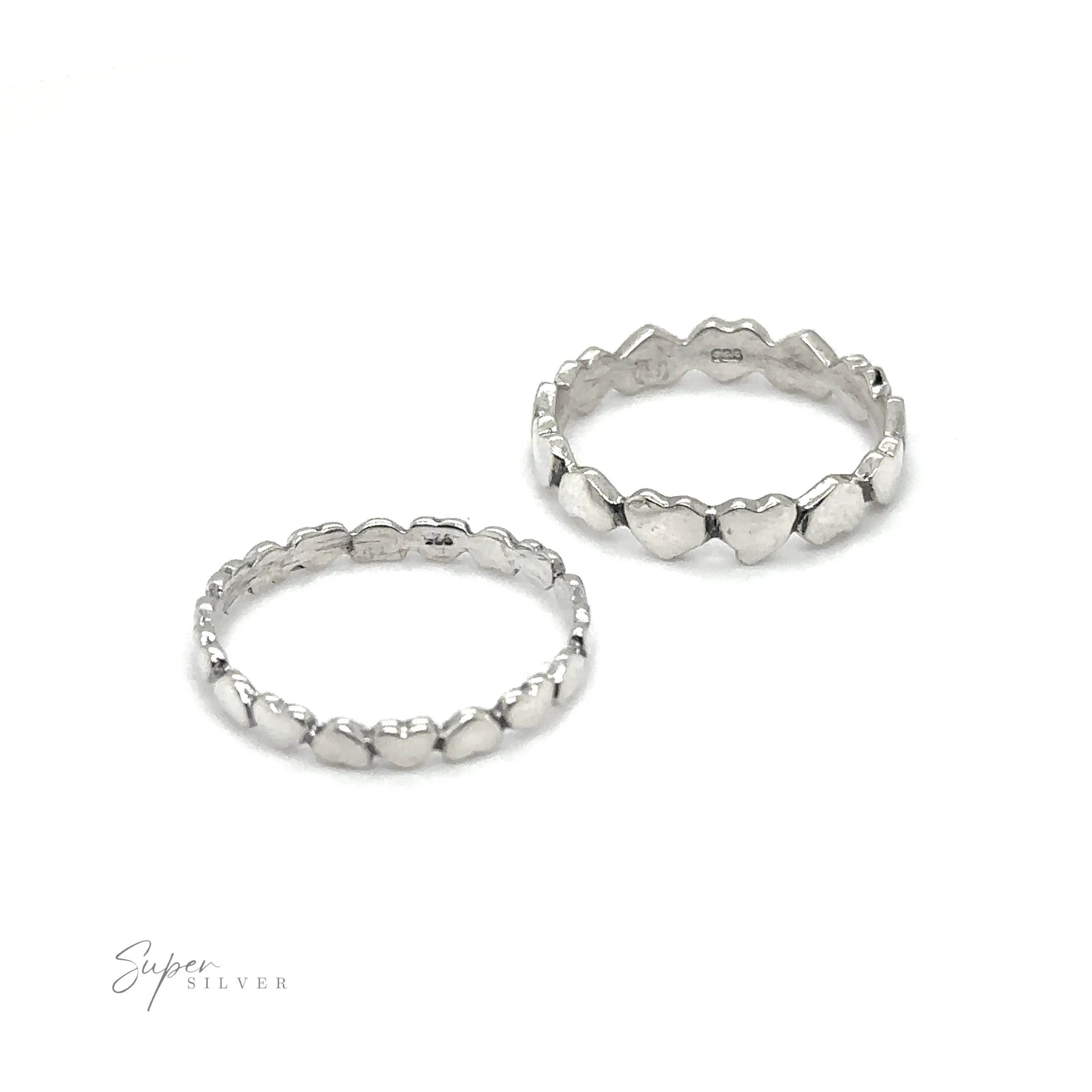 Hearts Band With Alternating Pattern
