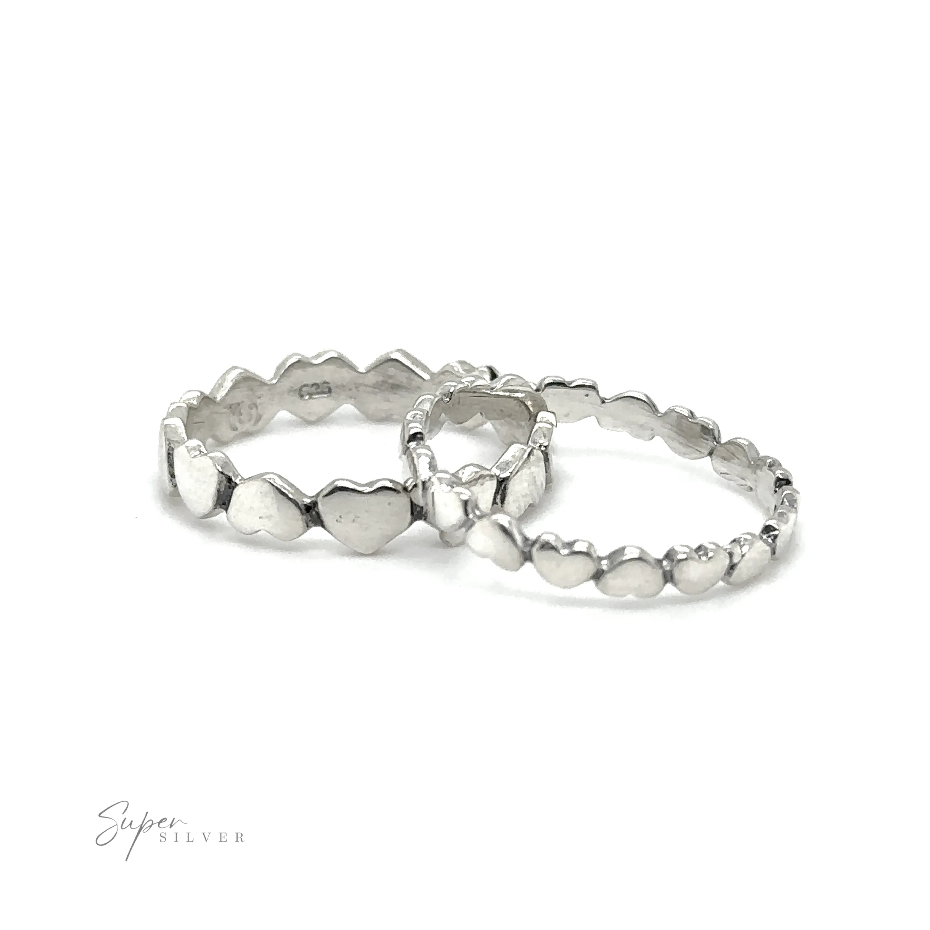 Hearts Band With Alternating Pattern