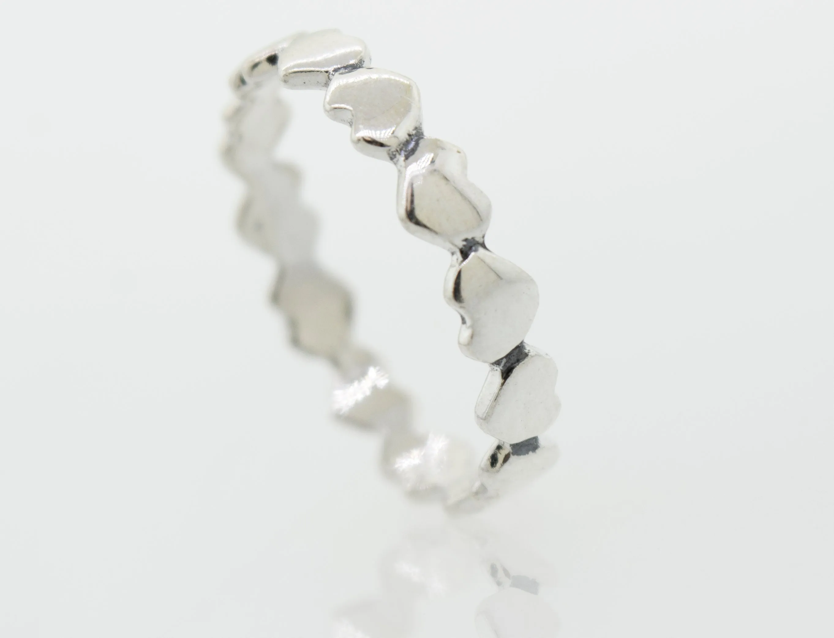 Hearts Band With Alternating Pattern