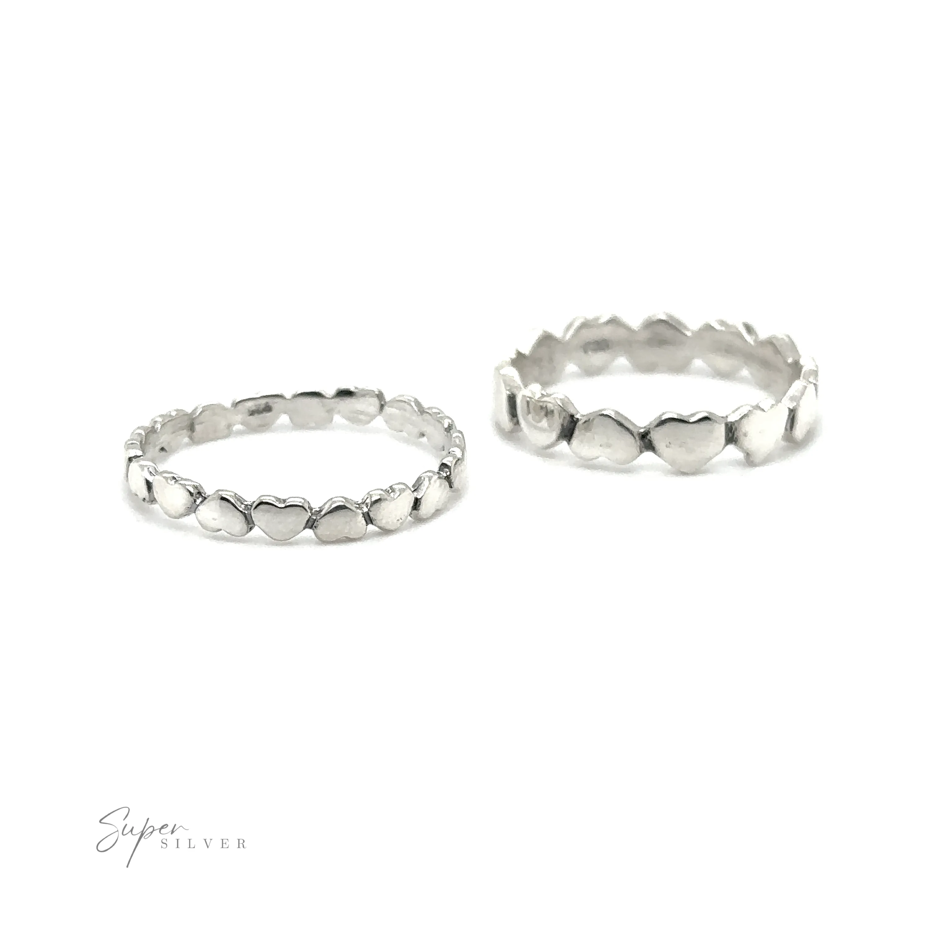 Hearts Band With Alternating Pattern