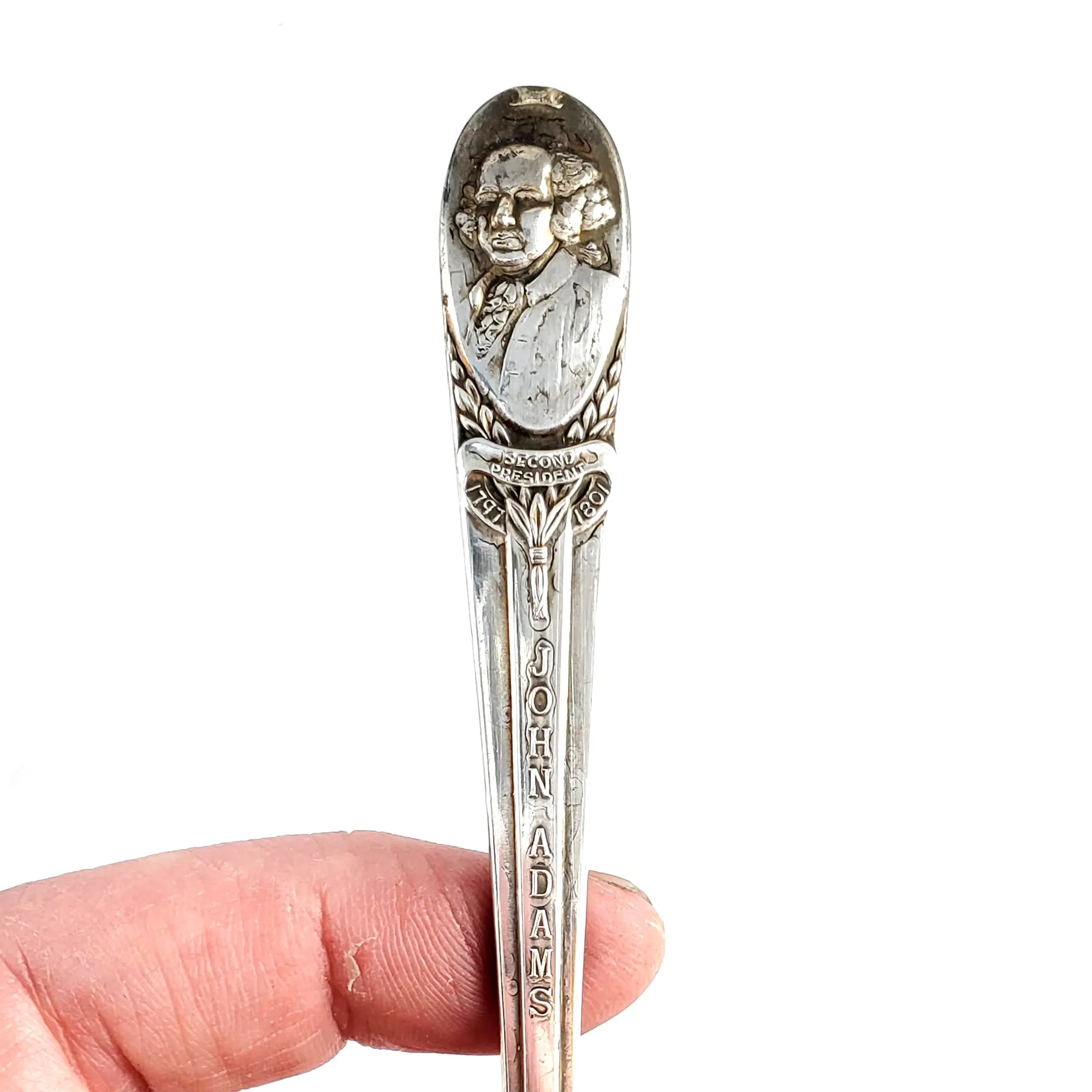John Adams Presidential Spoon Ring - Made to Order