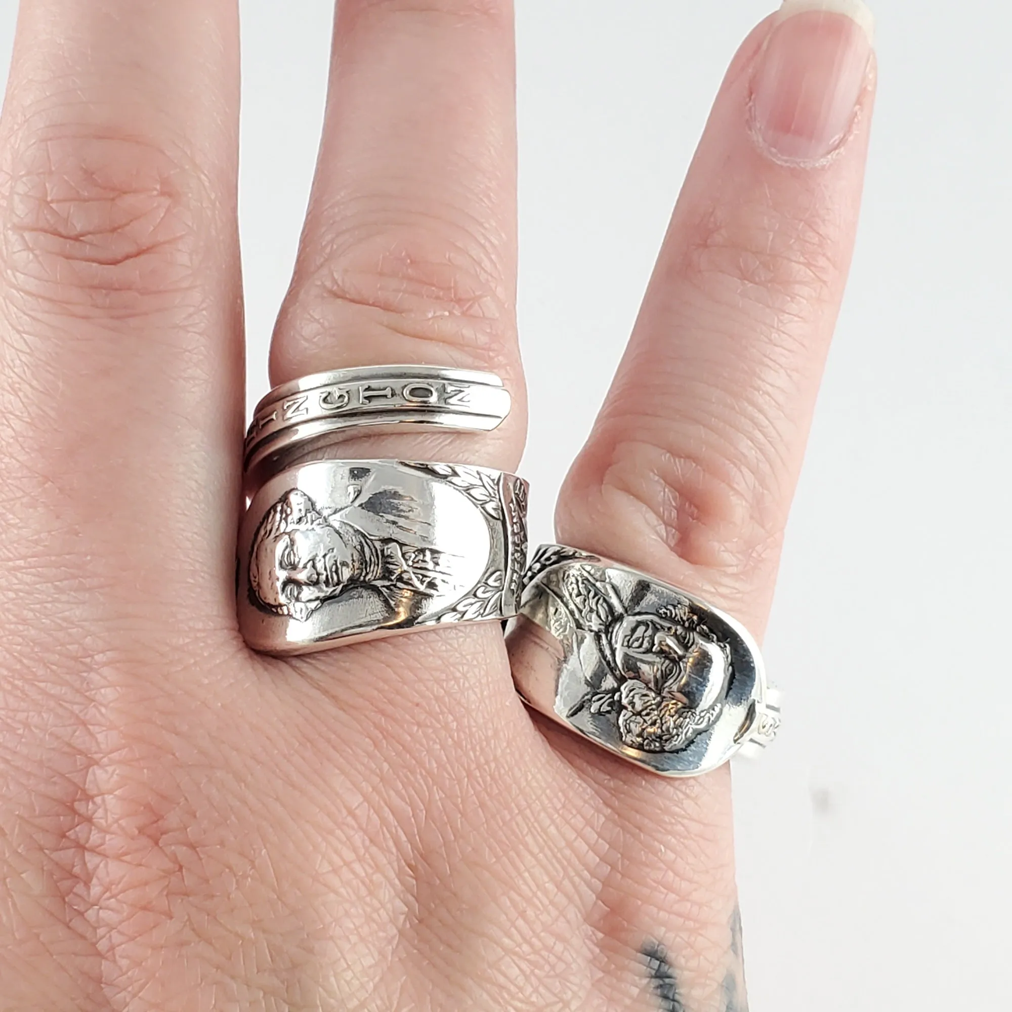 John Adams Presidential Spoon Ring - Made to Order