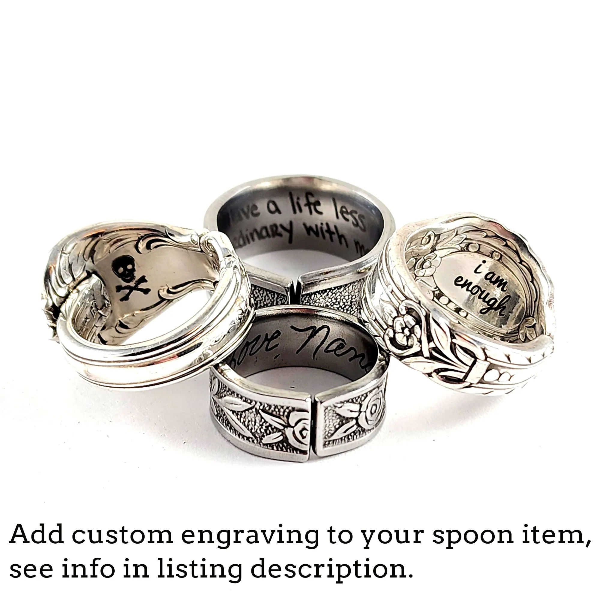 John Adams Presidential Spoon Ring - Made to Order