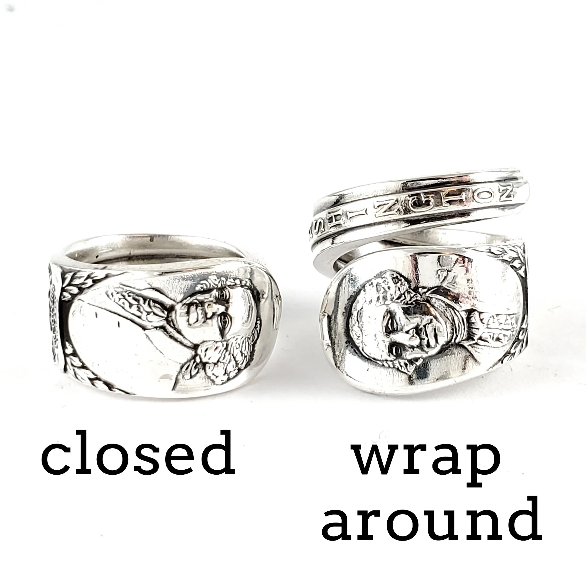 John Adams Presidential Spoon Ring - Made to Order