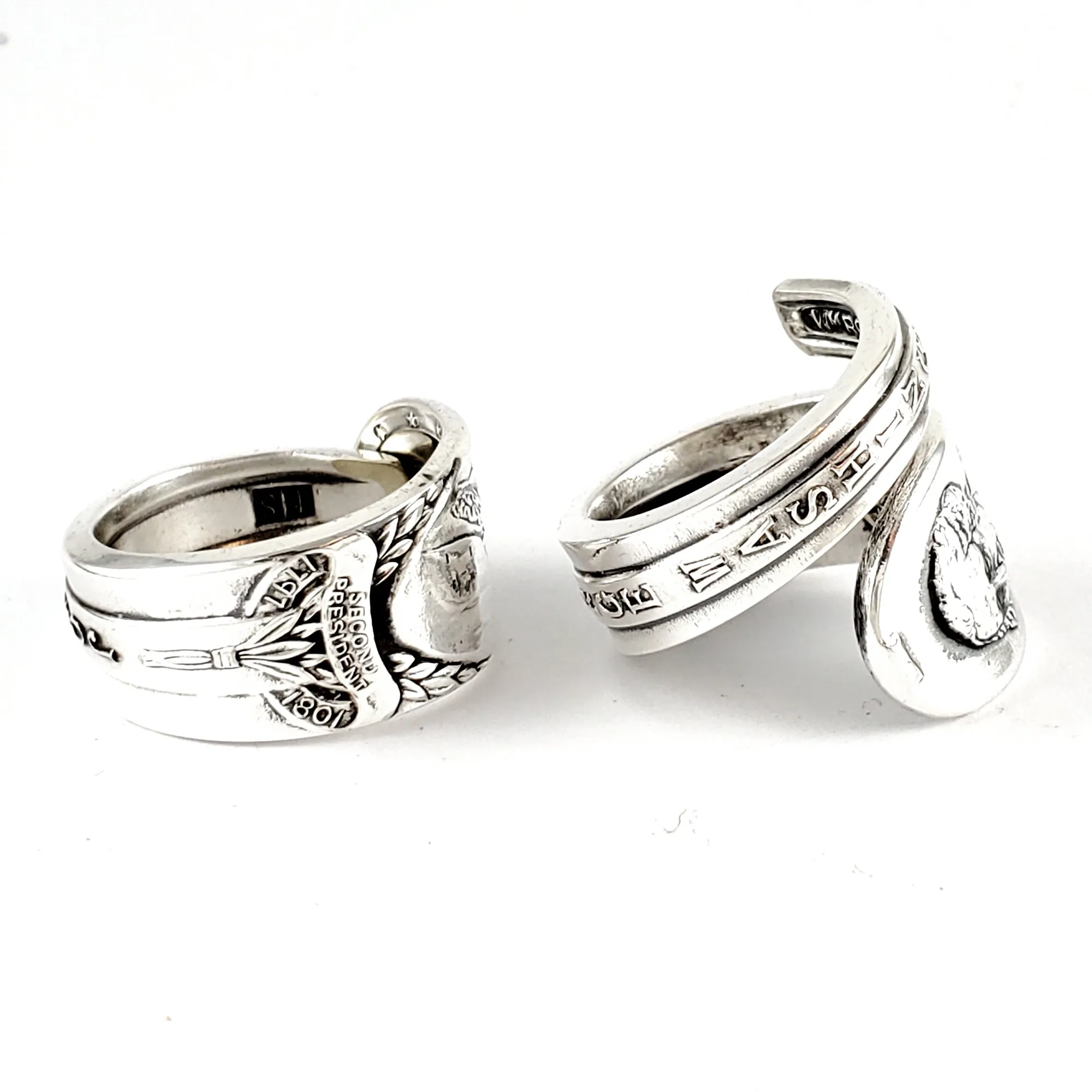 John Adams Presidential Spoon Ring - Made to Order