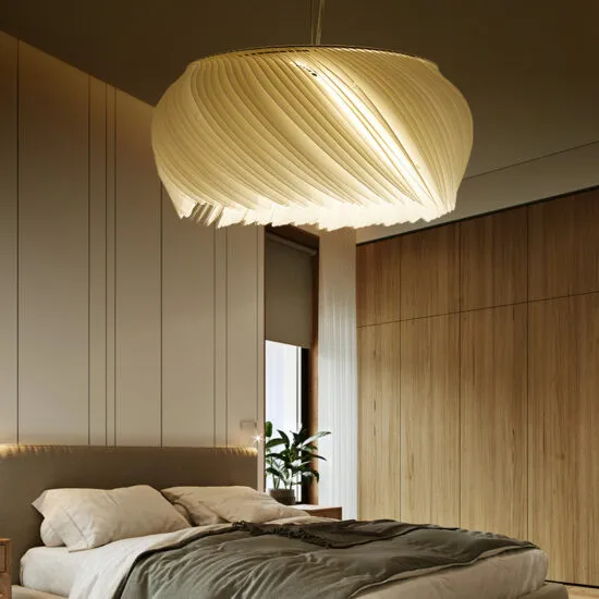 Jonas White Flower Pendant Light