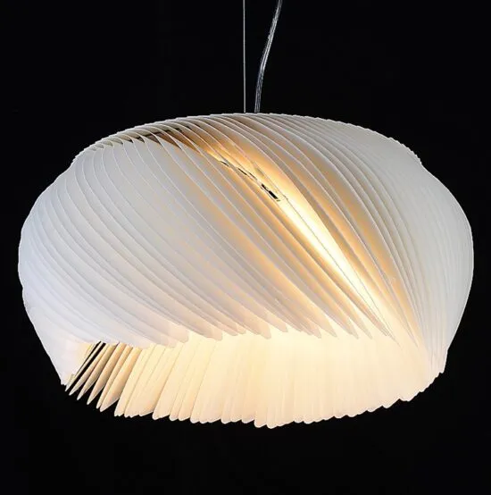 Jonas White Flower Pendant Light