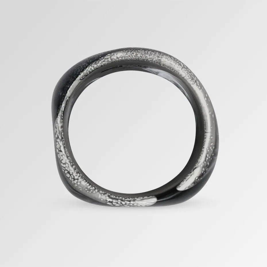 Large Organic Bangle - Monochrome