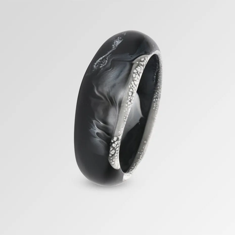 Large Organic Bangle - Monochrome
