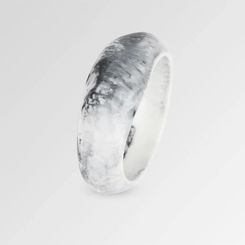 Large Organic Bangle - Monochrome