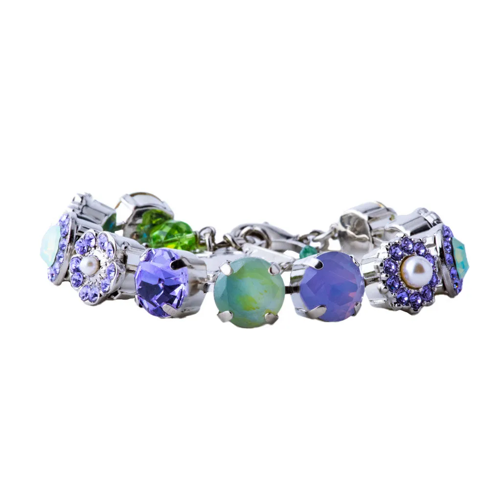 Large Rosette Bracelet in "Mint Chip" *Custom*