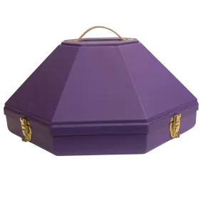 Large Western Hat Can | Purple