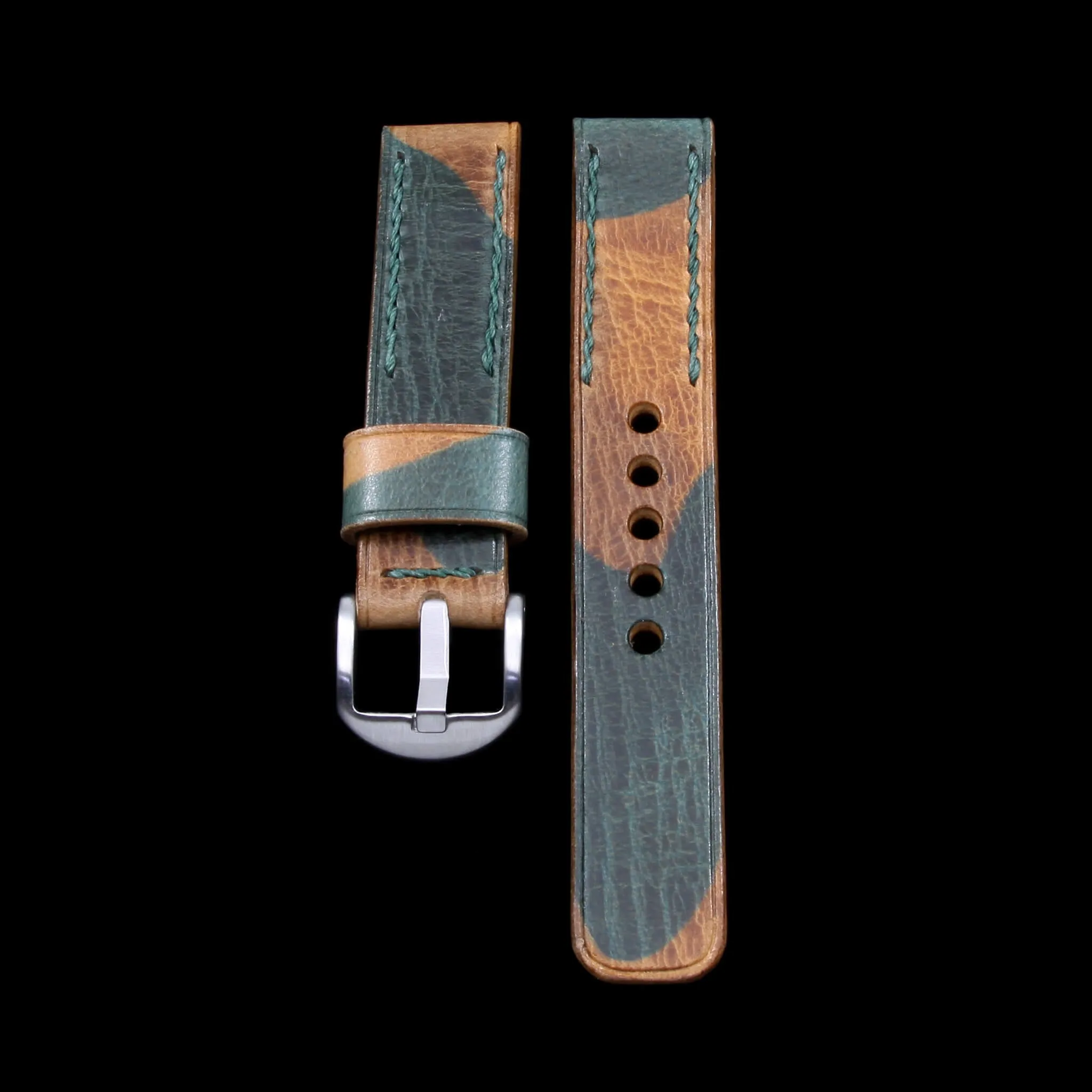 Leather Watch Strap, Military 101 | Chain Stitch