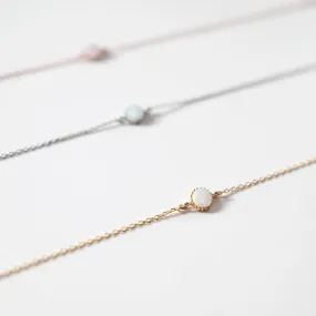 Little White Opal Bracelet