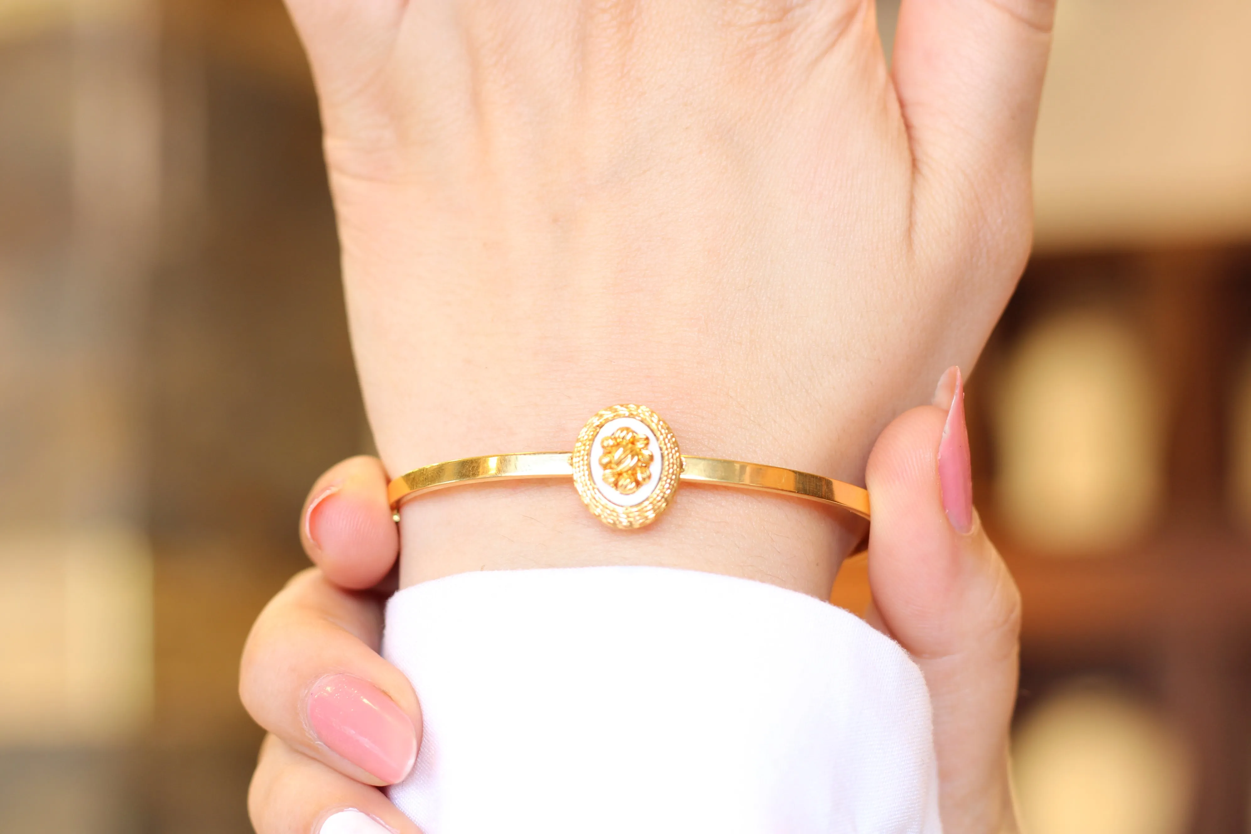 Love Fancy Bangle Bracelet