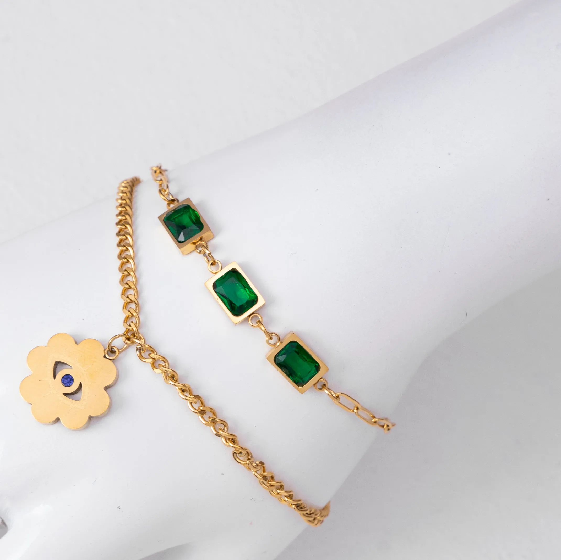 Maci Emerald Bracelet