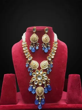 Mesmerizing Kundan Meenakari Necklace Set
