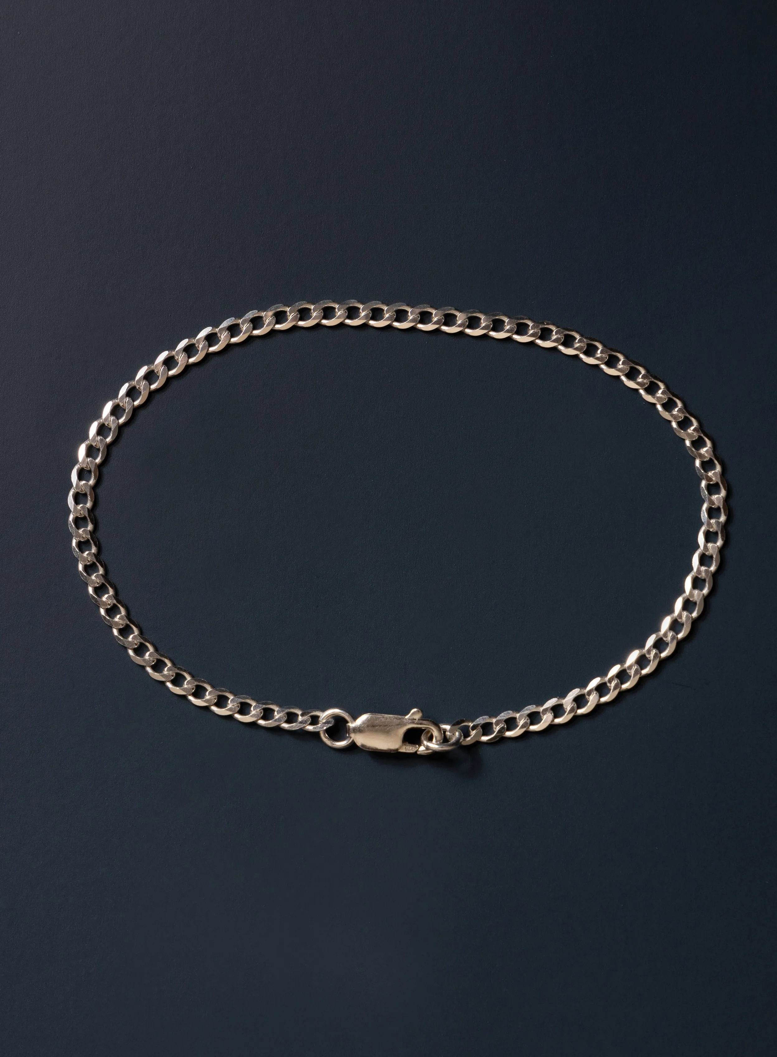Minimalist 925 Sterling Silver Cuban Links Men's Bracelet