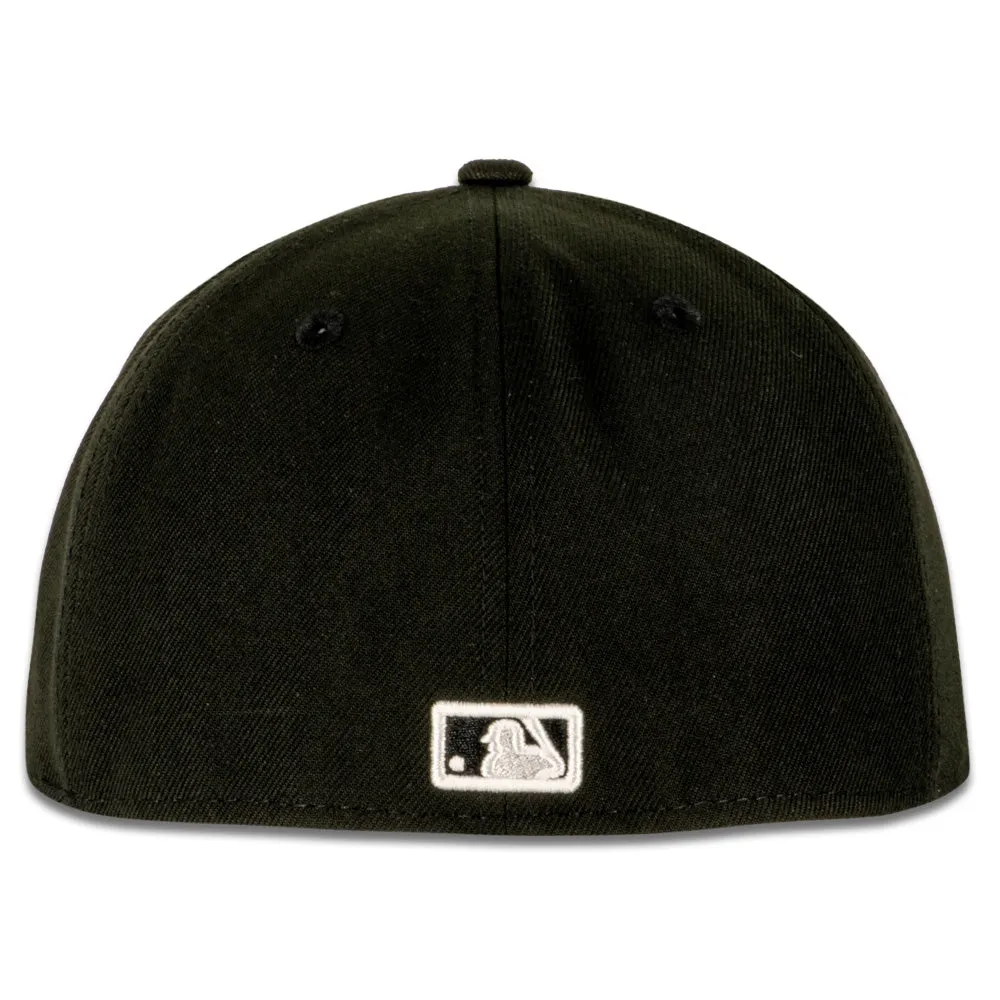 MLB Arizona Diamondbacks New Era Snakehead Black and White 59FIFTY Fitted Hat