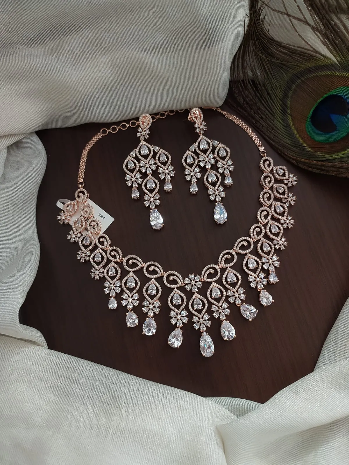 Modern Zircon Necklace Sets - Sonal Fashion Jewellery