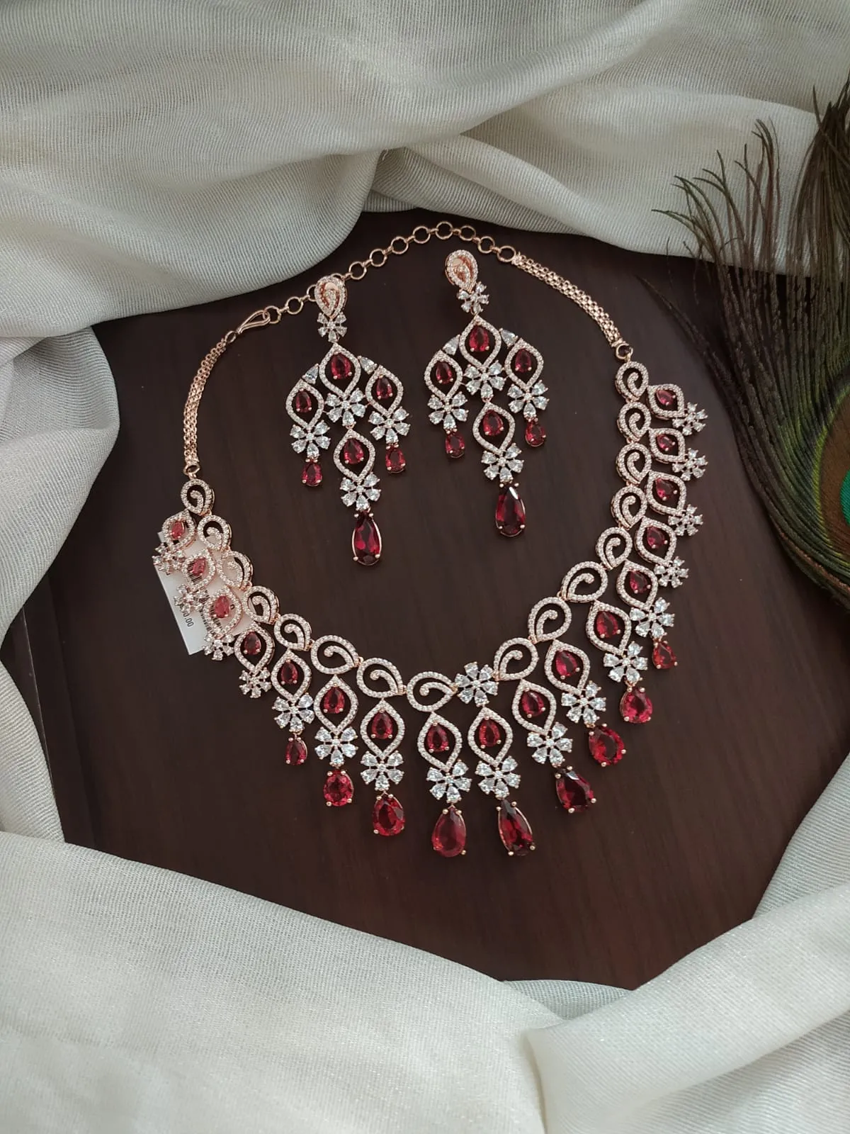 Modern Zircon Necklace Sets - Sonal Fashion Jewellery