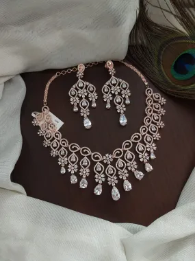 Modern Zircon Necklace Sets - Sonal Fashion Jewellery