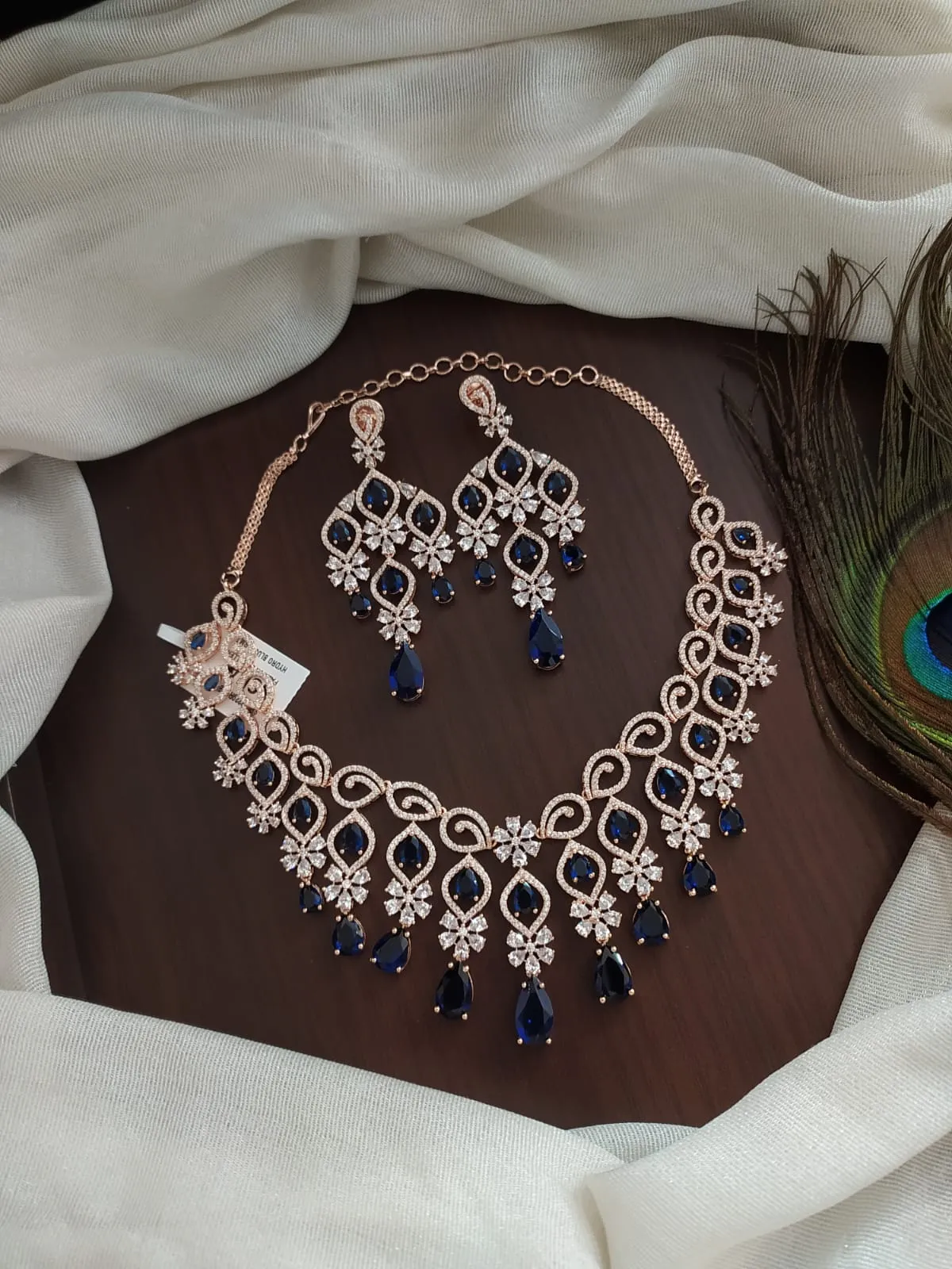 Modern Zircon Necklace Sets - Sonal Fashion Jewellery