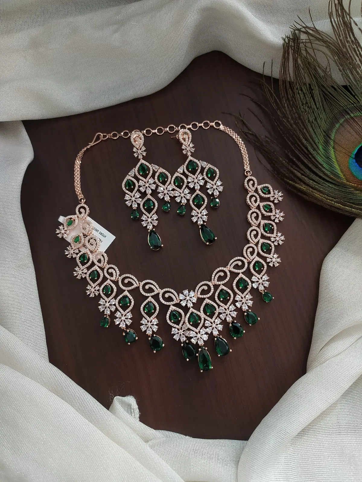 Modern Zircon Necklace Sets - Sonal Fashion Jewellery