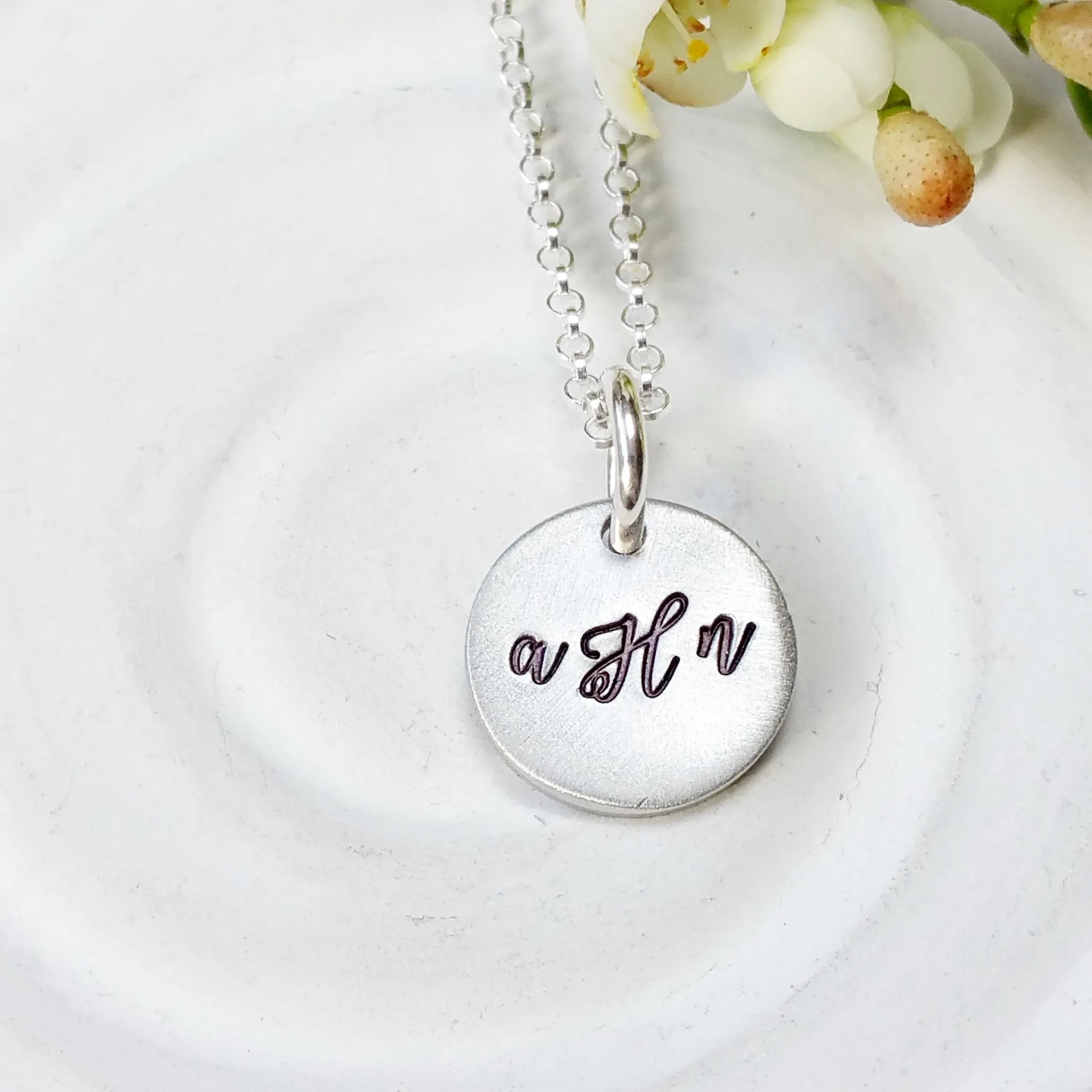Monogram Necklace | Bridal Party Gift