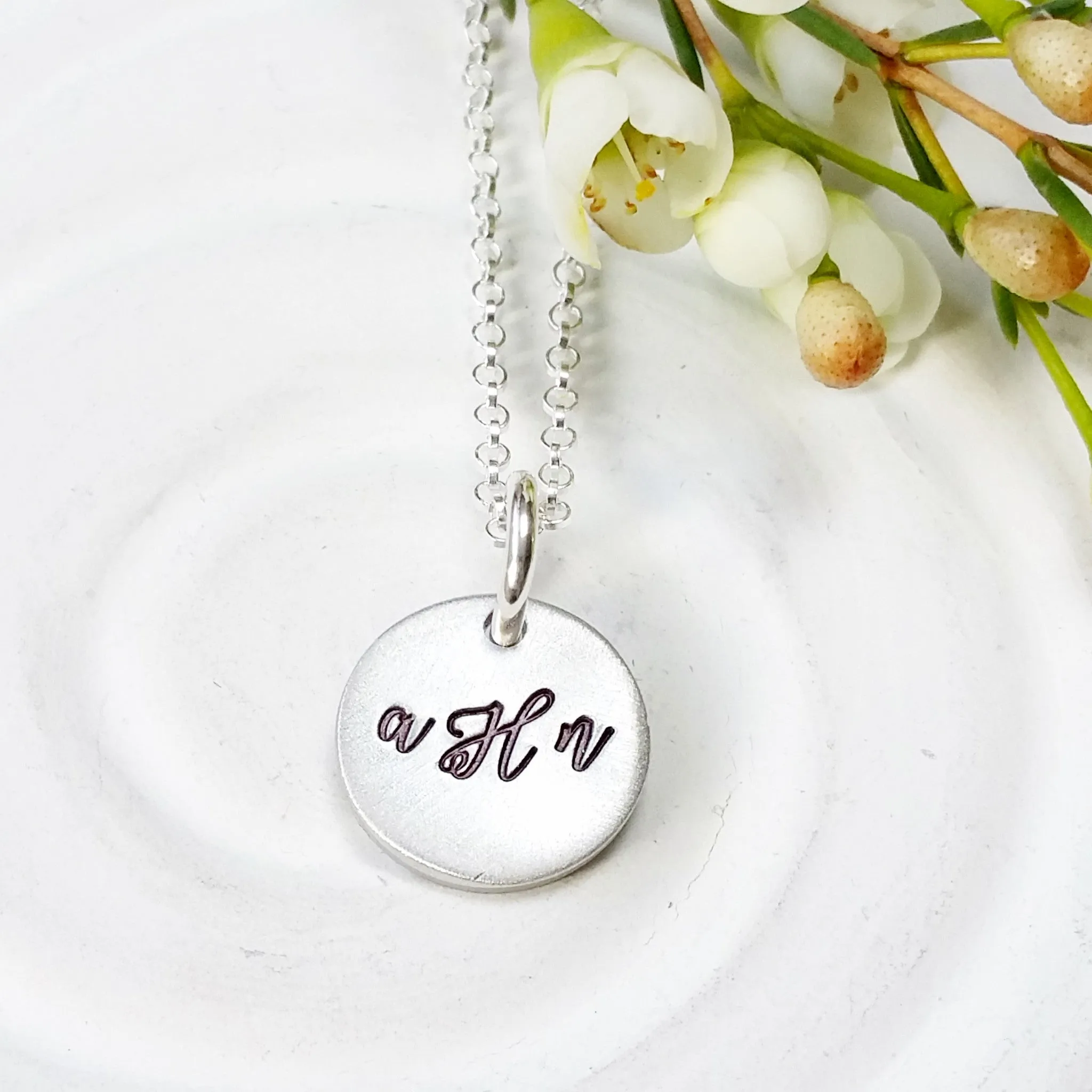 Monogram Necklace | Bridal Party Gift