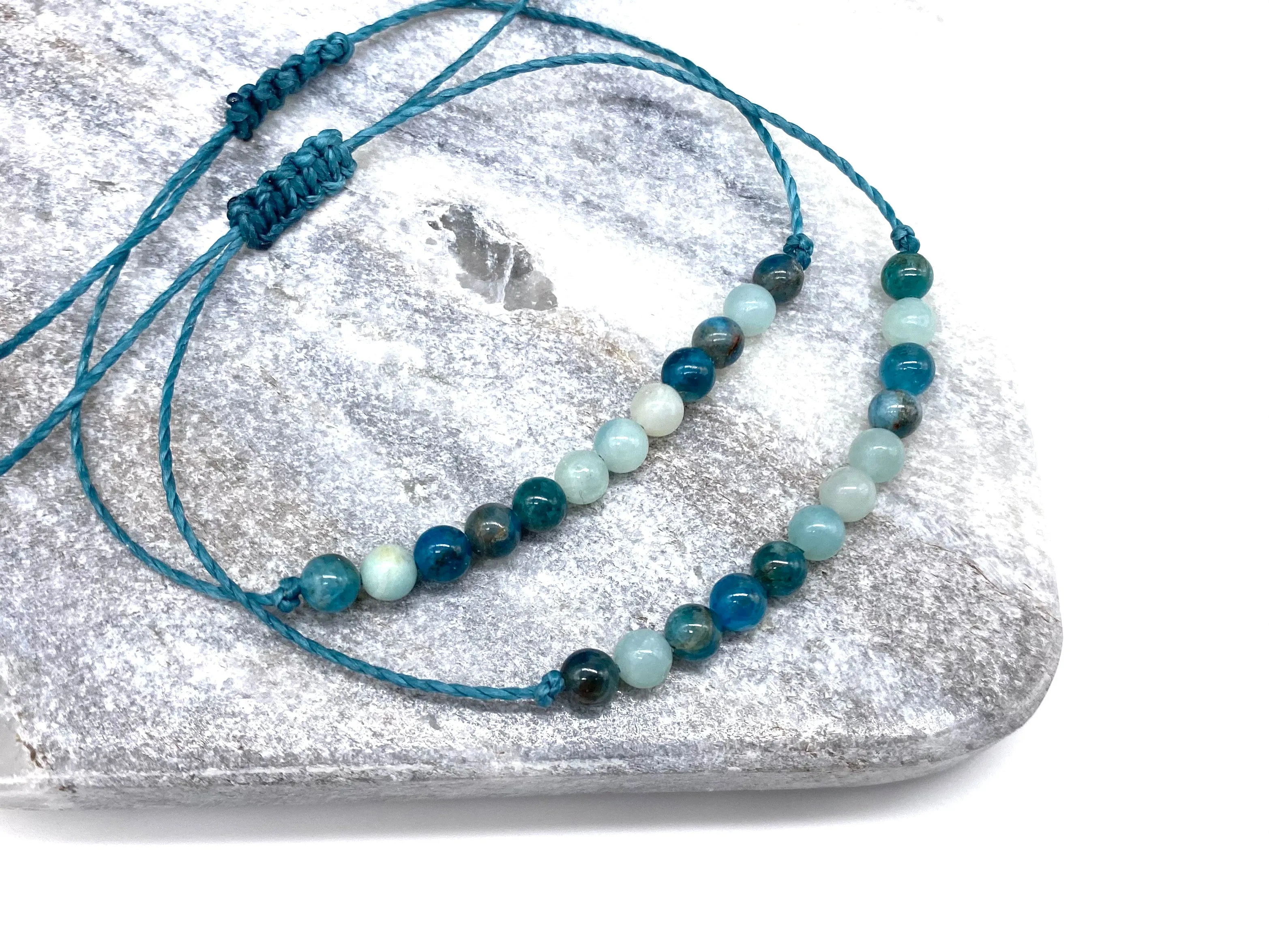 Morse Code Personalised Crystal Bracelets
