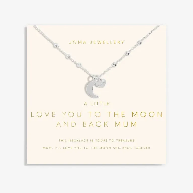 Mother's Day A Little 'I Love You To The Moon And Back Mum' Necklace