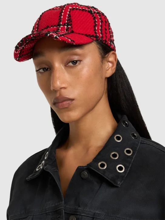 MSGM   Tweed baseball hat 
