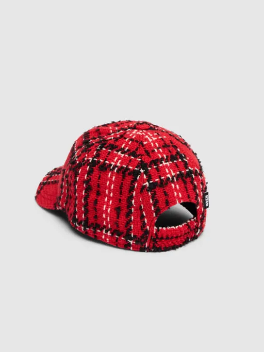 MSGM   Tweed baseball hat 