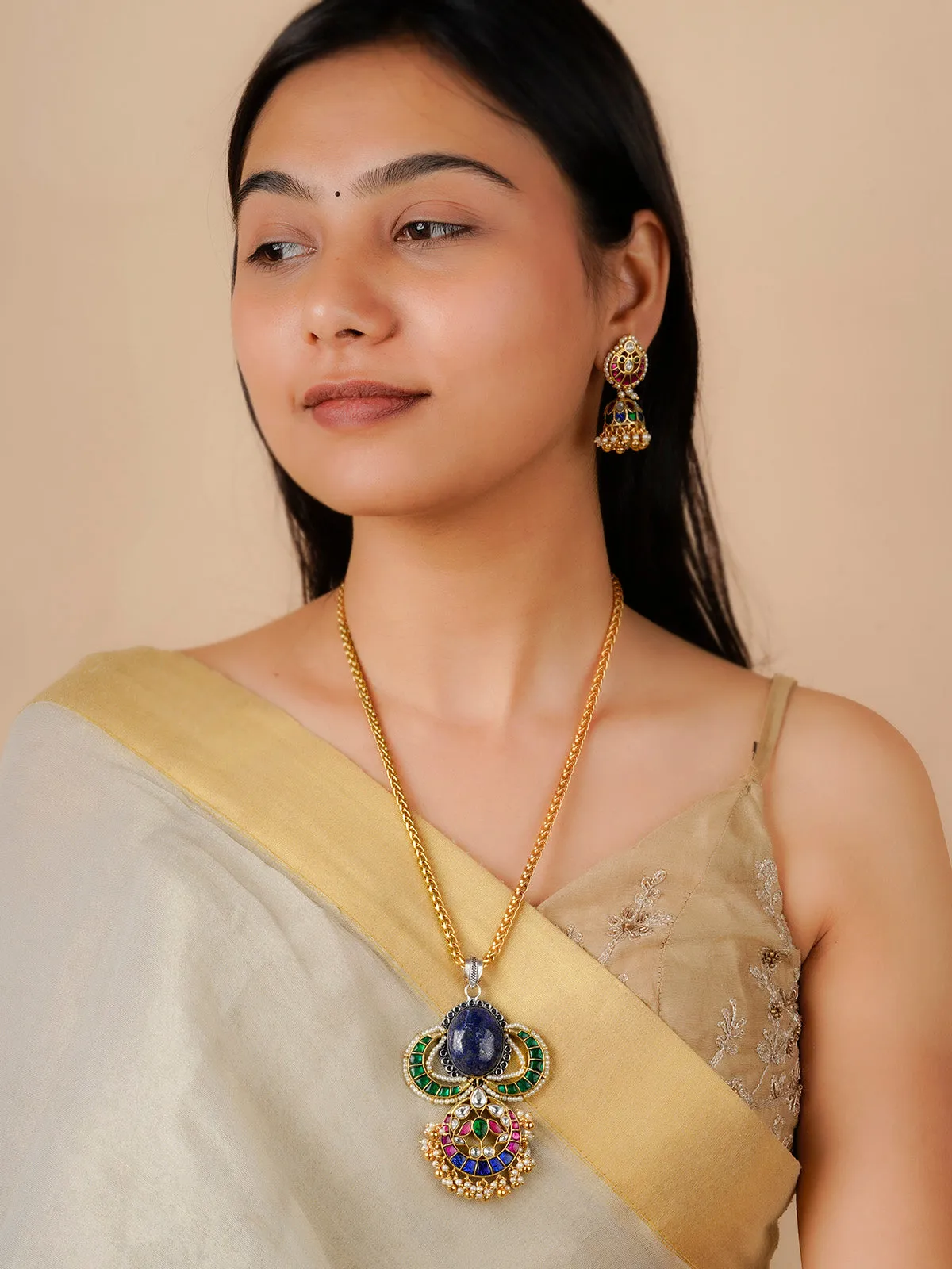 Multicolor Mishr Necklace Set - MR-S448
