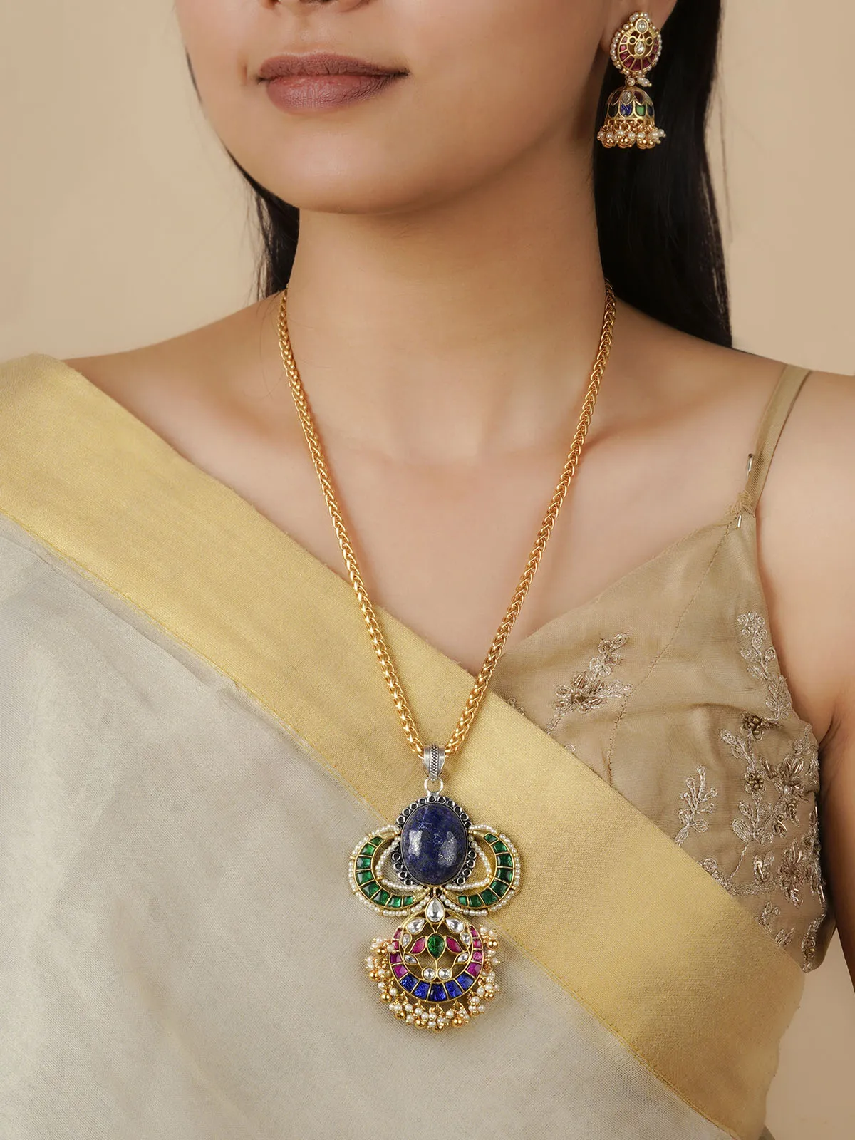 Multicolor Mishr Necklace Set - MR-S448