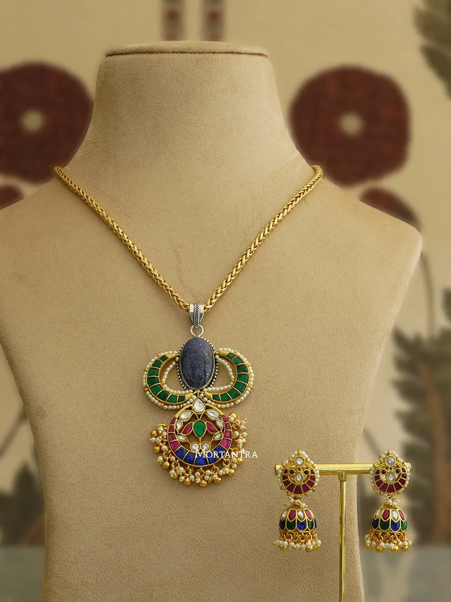 Multicolor Mishr Necklace Set - MR-S448