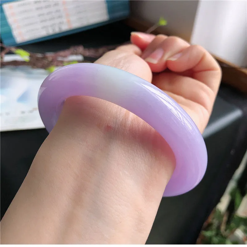Natural Jade Bangle Jadeite Bangle Internal Diameter 59.4mm A8022424
