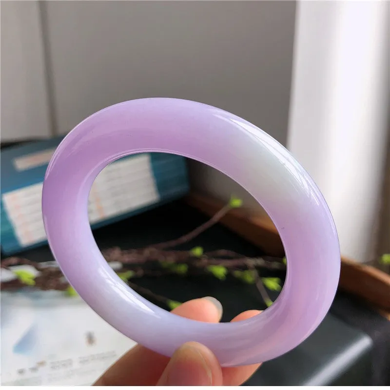 Natural Jade Bangle Jadeite Bangle Internal Diameter 59.4mm A8022424