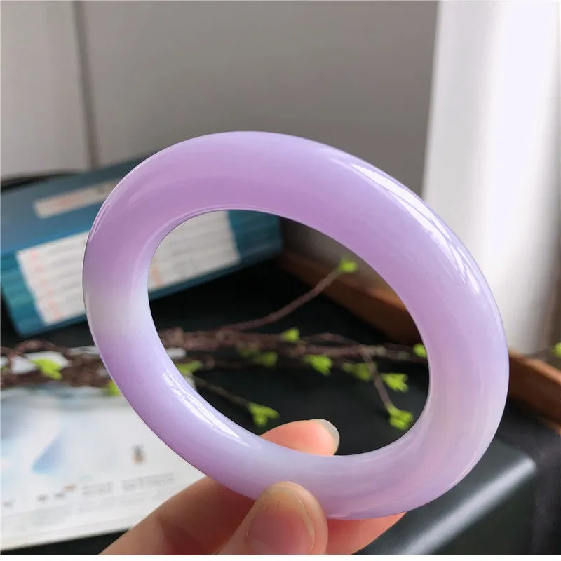 Natural Jade Bangle Jadeite Bangle Internal Diameter 59.4mm A8022424