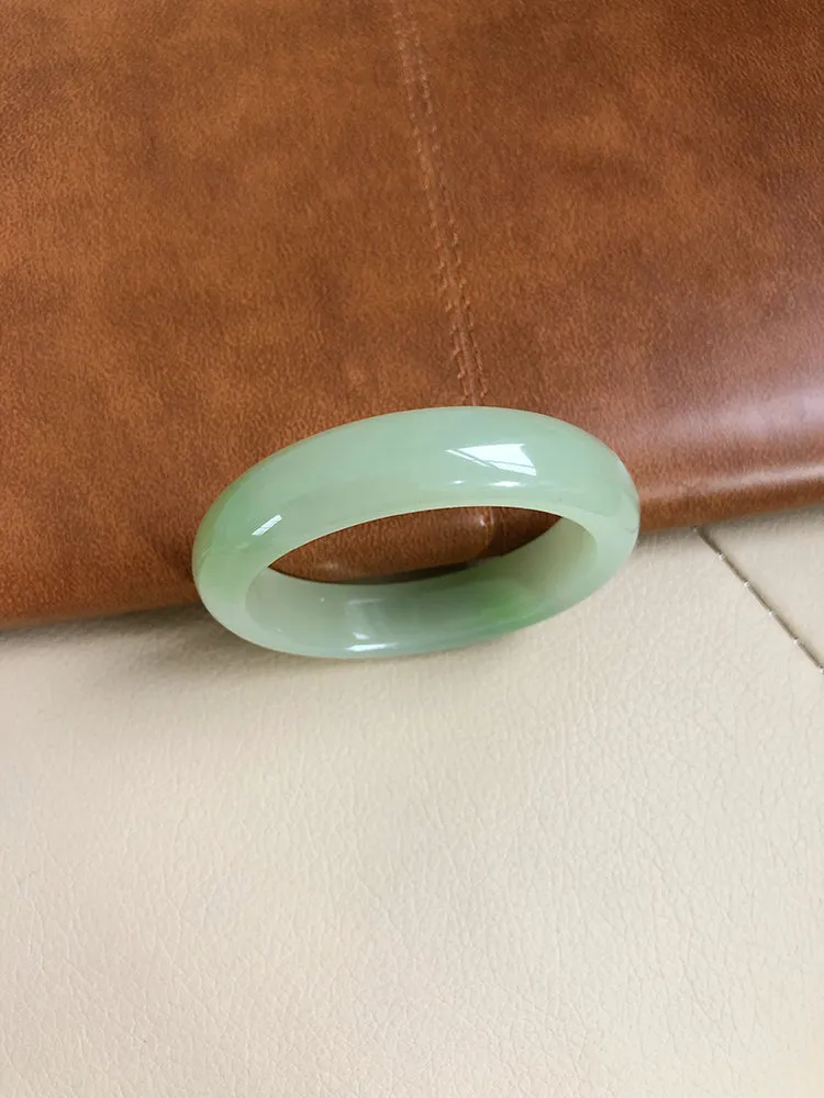 Natural Jade Bangle Nephrite Bangle Internal Diameter 54.5mm NBE046