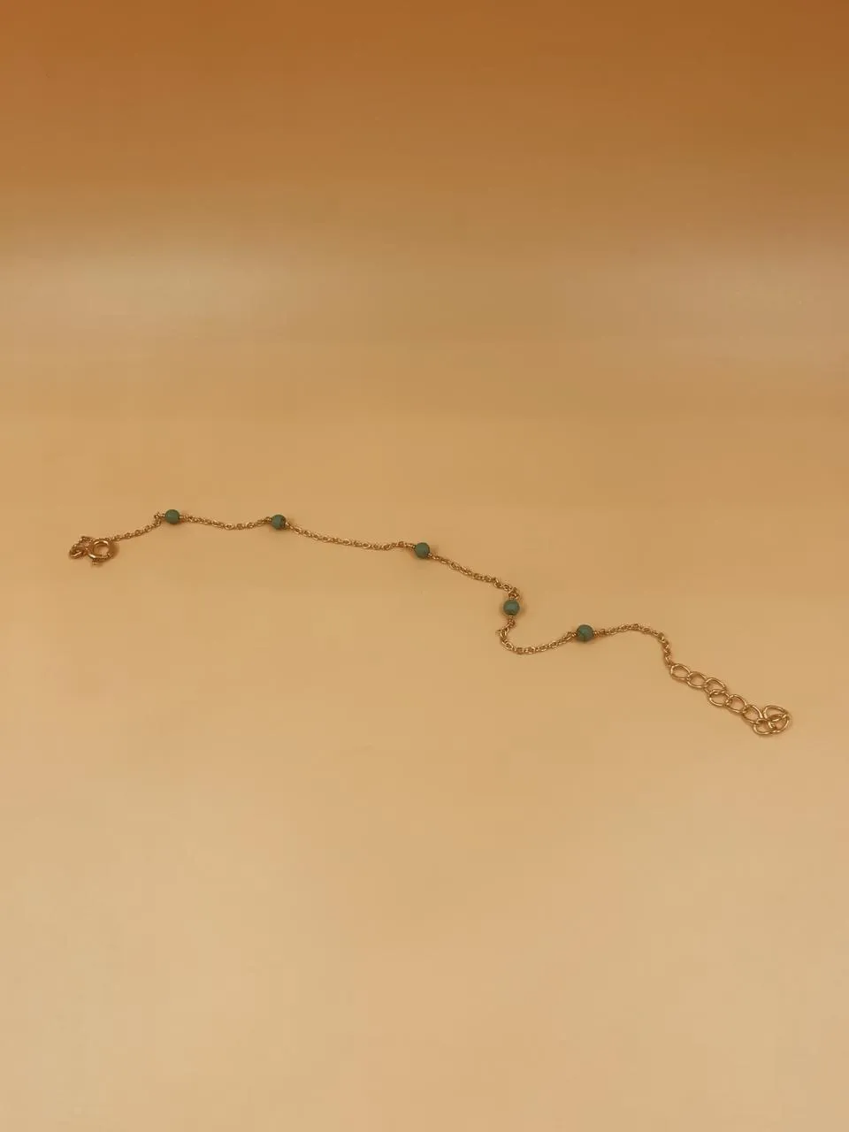Nebula Turquoise Chain Bracelet | 18kt Solid Gold